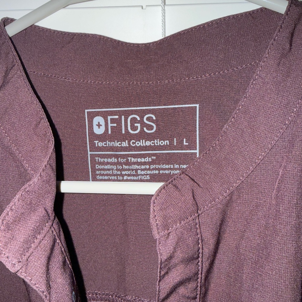Figs Plum Technical Sleeveless Top - Picture 2 of 2